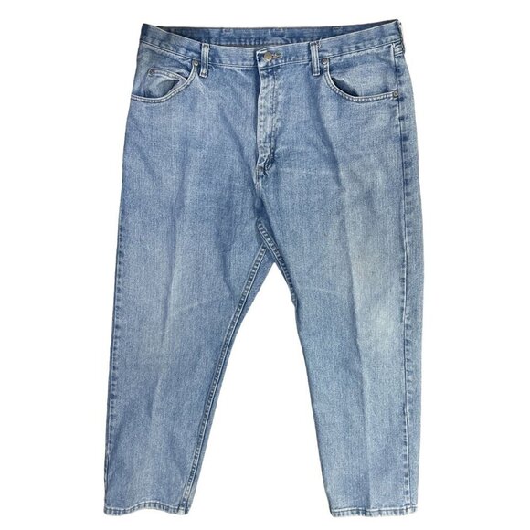 Wrangler Light Wash Jeans Men's Straight Leg Size 40 - Picture 1 of 4